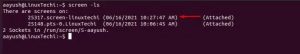 Как использовать экран GNU для управления терминальными сессиями в Linux 2