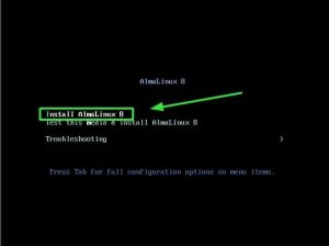 Как установить AlmaLinux 8 шаг за шагом