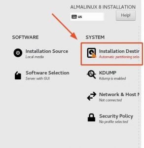 Как установить AlmaLinux 8 шаг за шагом