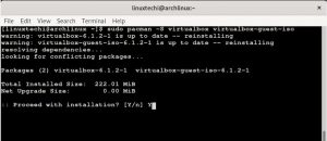 Как установить VirtualBox в Arch Linux
