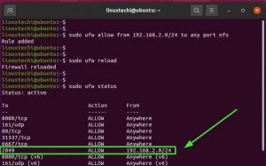Как установить сервер NFS на Ubuntu 20.04 (Focal Fossa) 2