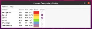 Как узнать температуру процессора в Ubuntu Linux