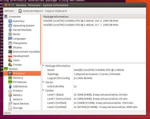 Как узнать температуру процессора в Ubuntu Linux