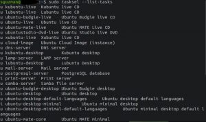 Как установить Tasksel на Ubuntu 20.04 LTS