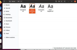 Как установить шрифты в Ubuntu