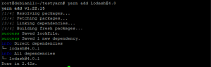 Как установить диспетчер пакетов Yarn JS (Node) в Debian 11