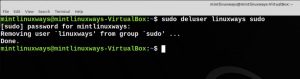 Добавление пользователей в группу Sudo в Linux Mint 20