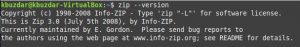 Заархивируйте папку в Linux Mint 20 с помощью утилиты Zip