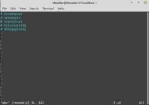 Как изменить цвет комментария в редакторе Vim в Linux Mint 20