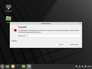 Как настроить Timeshift в Linux Mint