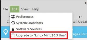 Как перейти с Linux Mint 20.2 на Linux Mint 20.3