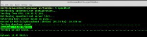 Как проверить скорость интернета в Linux Mint 20