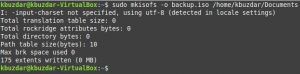 Как создать резервный файл ISO с помощью Mkisofs в Linux Mint 20