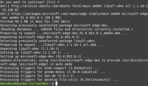 Как установить Microsoft Edge на Linux Mint 20