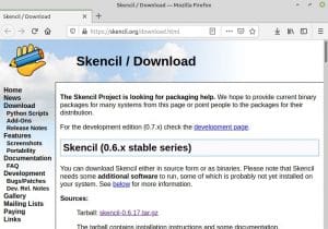 Как установить Skencil на Linux Mint 20