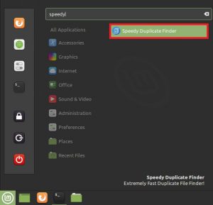 Как установить Speedy Duplicate Finder на Linux Mint 20