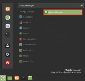 Настройка автоматического обновления Linux Mint 20 через графический интерфейс